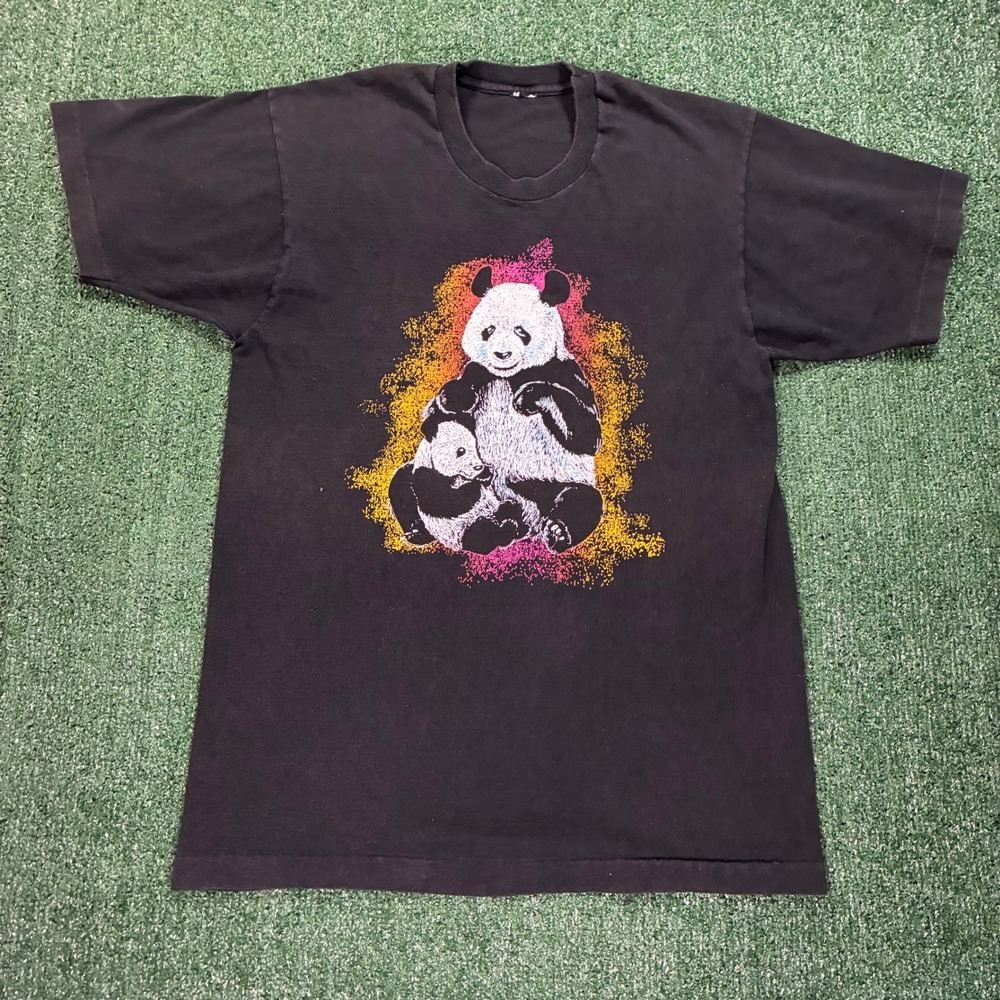 90's Panda Nature Graphic T-shirt